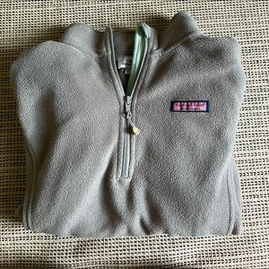 Vineyard Vines grey Quarter zip pullover